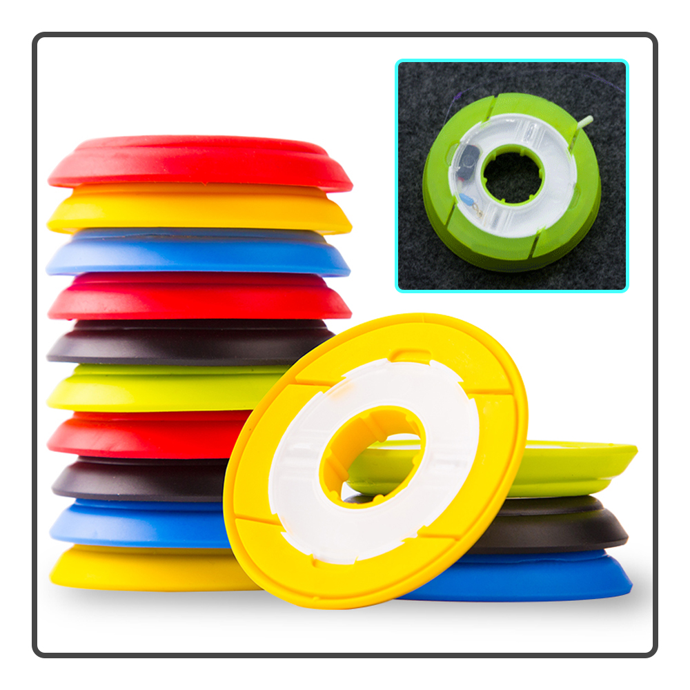 Fishing Line Dispenser - 5pcs/lot Color Silicone Storage Main Spool
