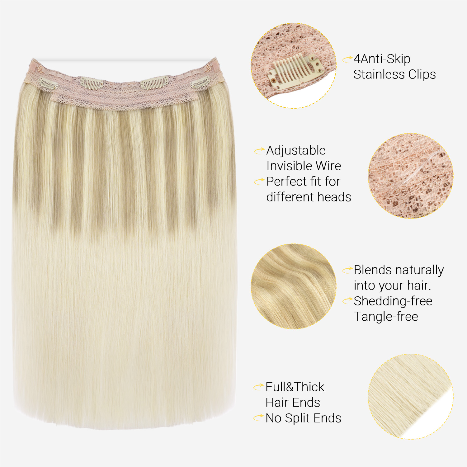 Sunmofavo Wire Halo Hair Exten – Tippet Line recenzja i cena