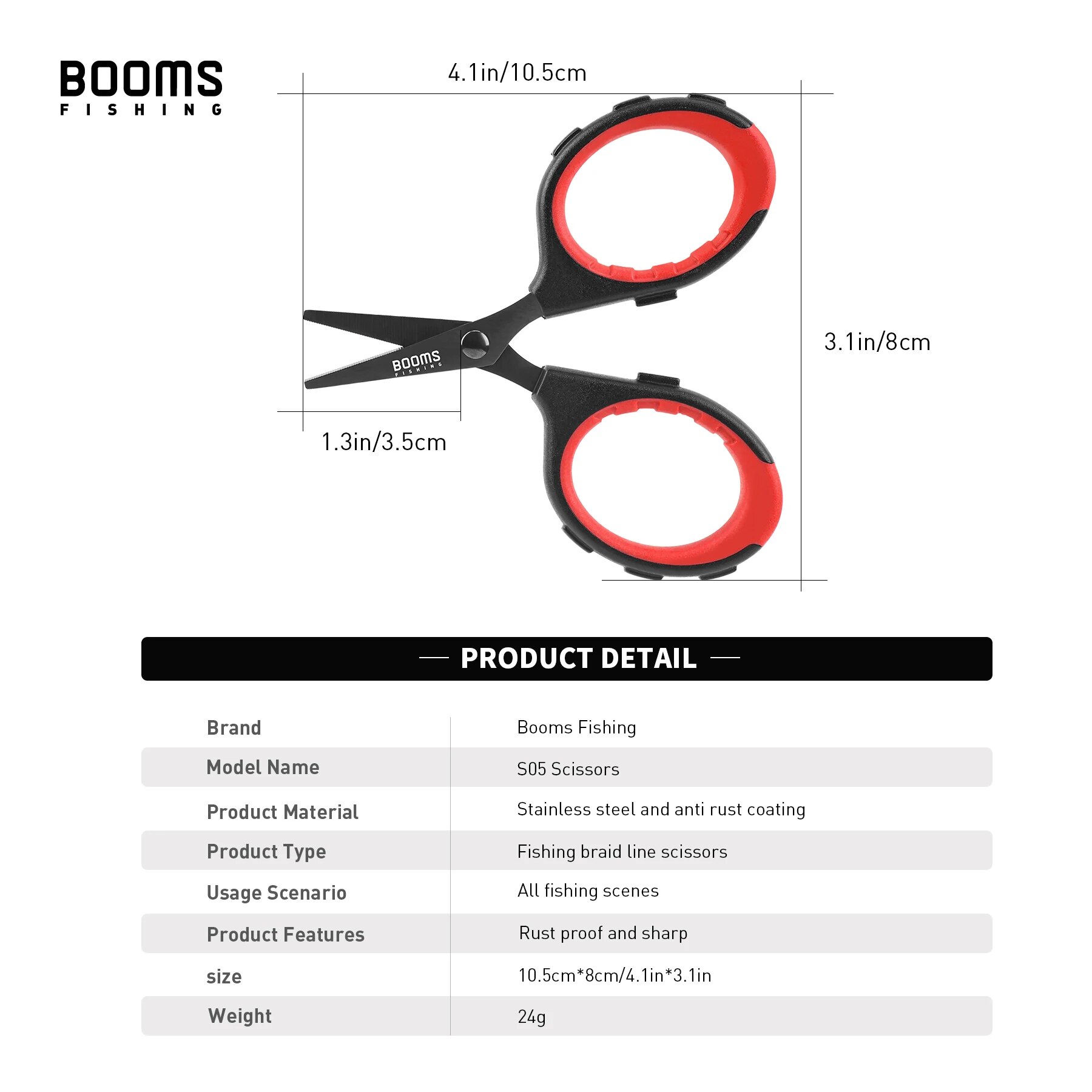 Booms Fishing S05 Braid Wire S – Fishing Line Cutter recenzja i cena