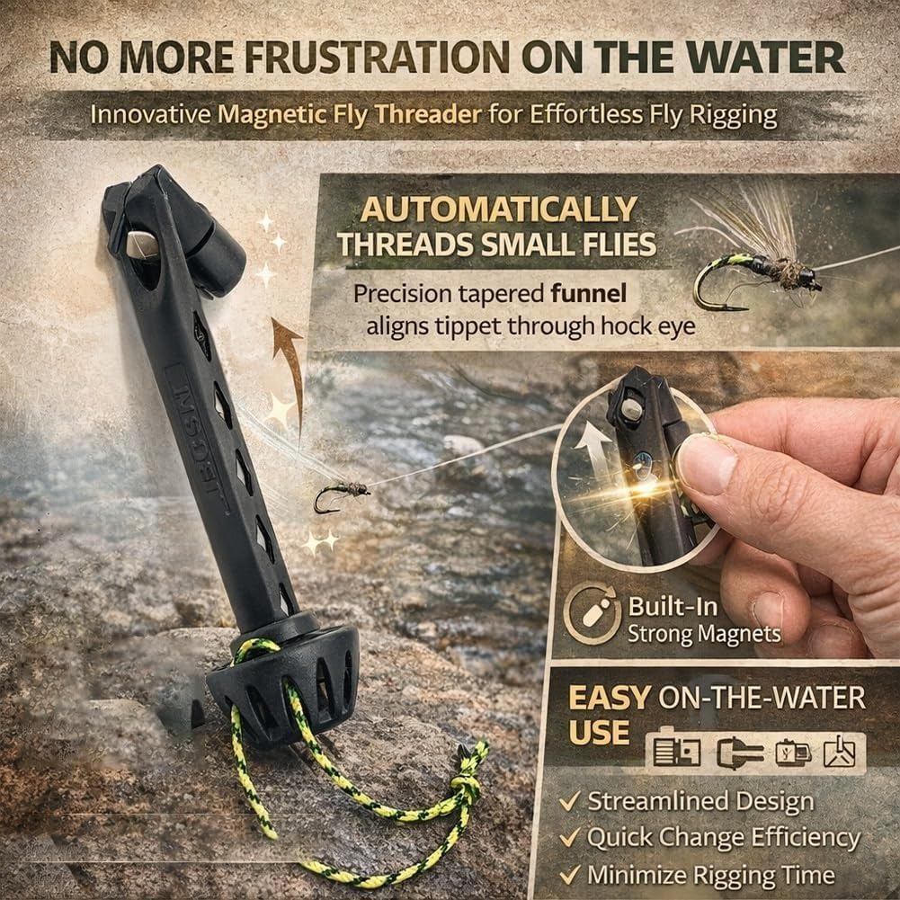 Portable Magnetic Fly Threader – Monofilament Line recenzja i cena