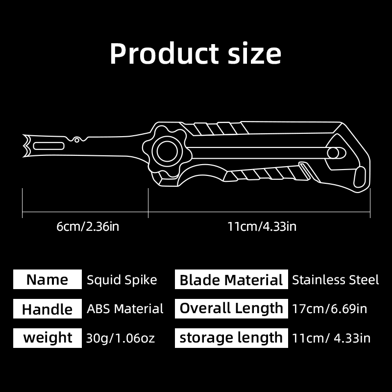 Squid Knife Stainless Steel Li – Freshwater Line recenzja i cena