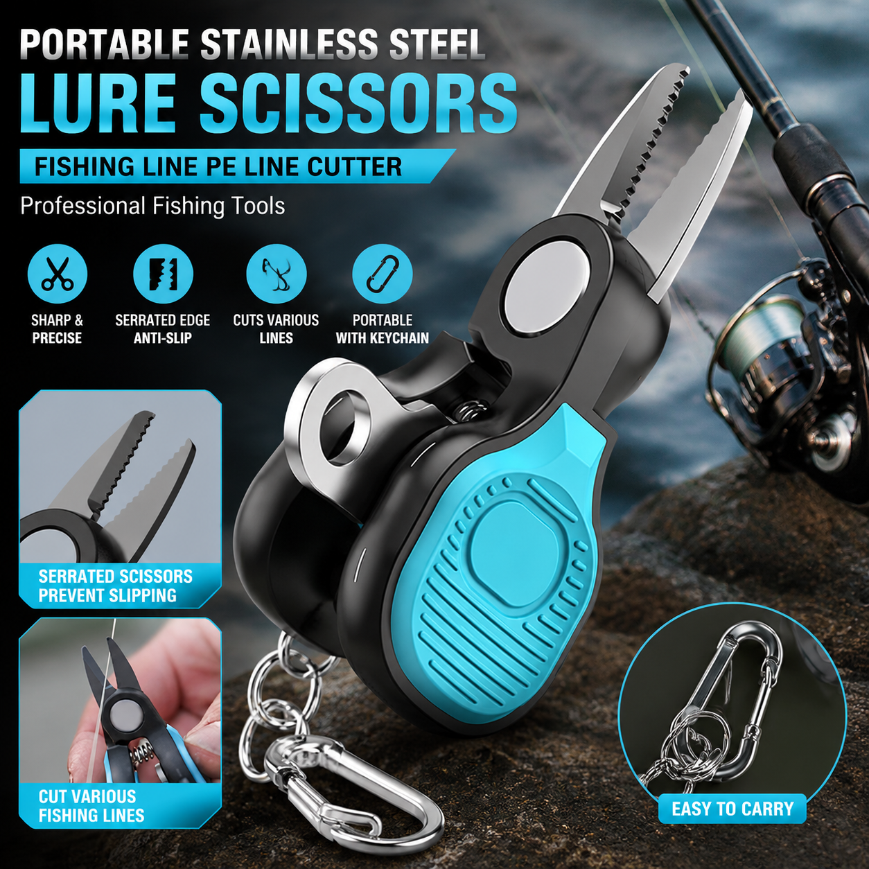Portable Stainless Steel Lure  – Fishing Line Cutter recenzja i cena