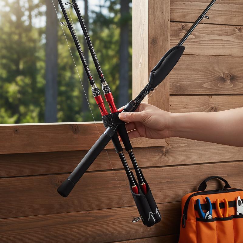 Adjustable Fishing Pole Sling  – Fishing Line Spooler recenzja i cena