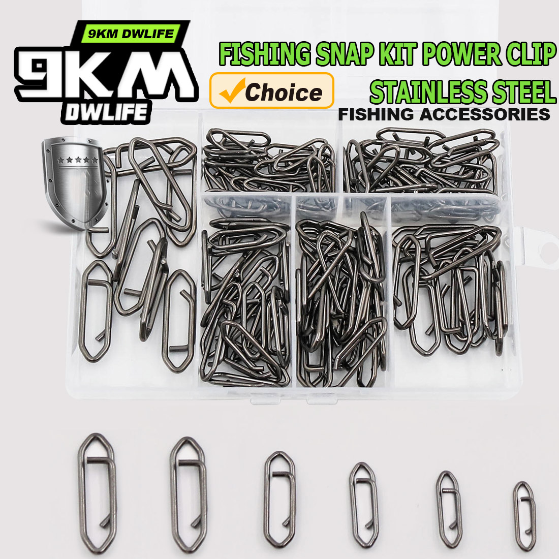 9KM Fishing Snap Kit 110pcs Po – Saltwater Line recenzja i cena