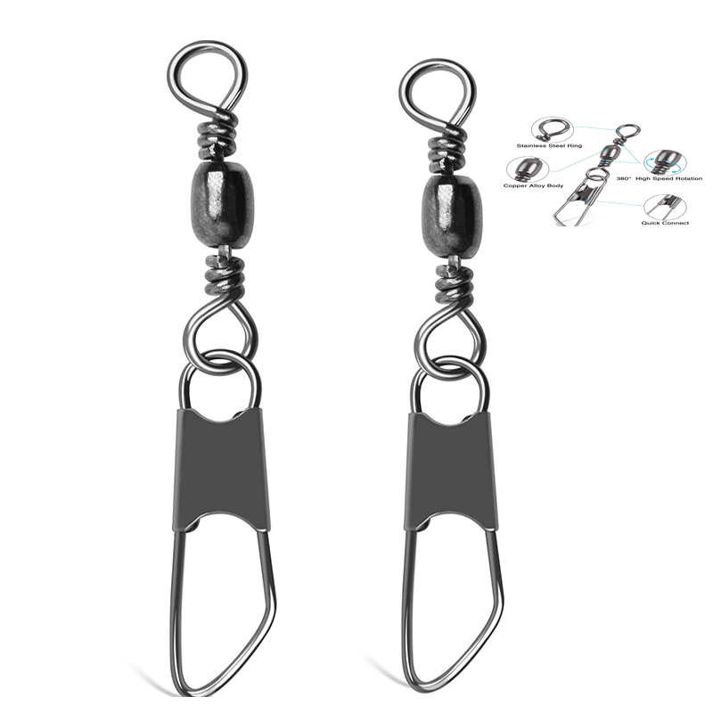 100Pcs Fishing Barrel Swivel C – Saltwater Line recenzja i cena