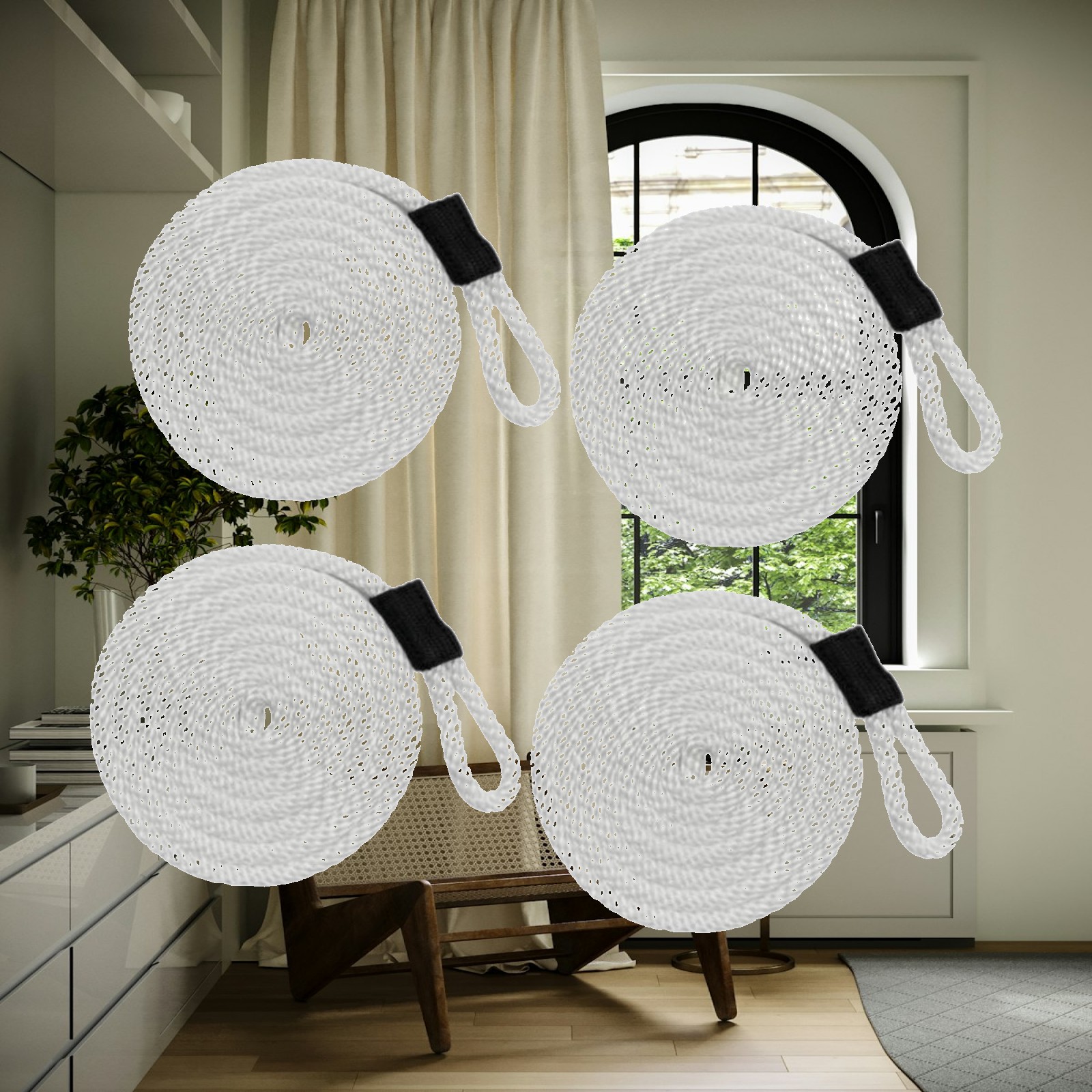 4 Pieces Docklines Mooring Rop – Braided Line recenzja i cena