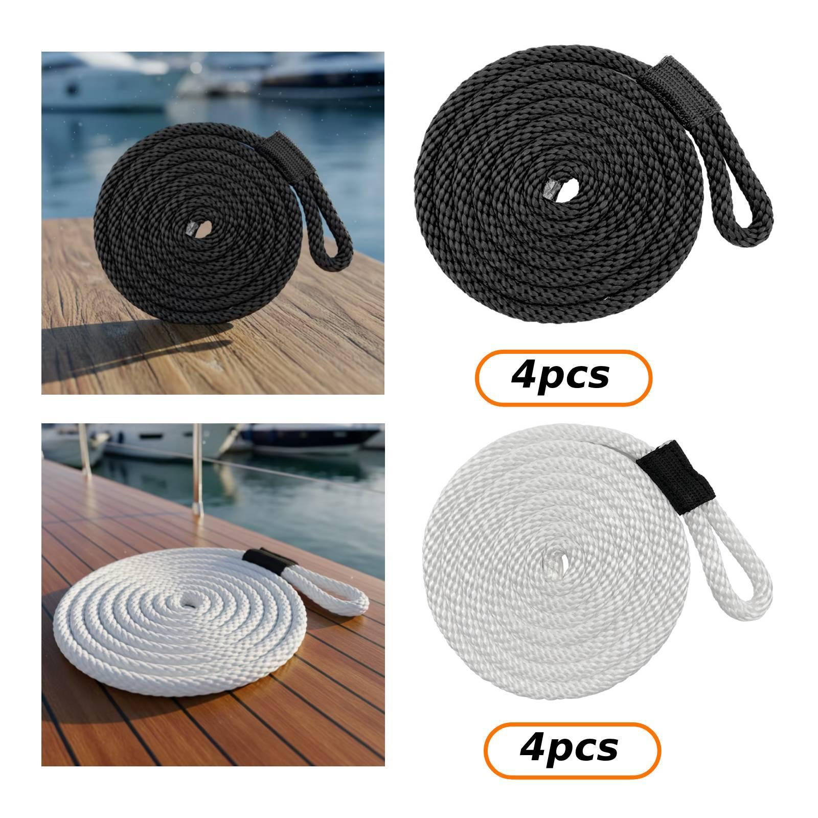 4 Pieces Docklines Mooring Rop – Braided Line recenzja i cena