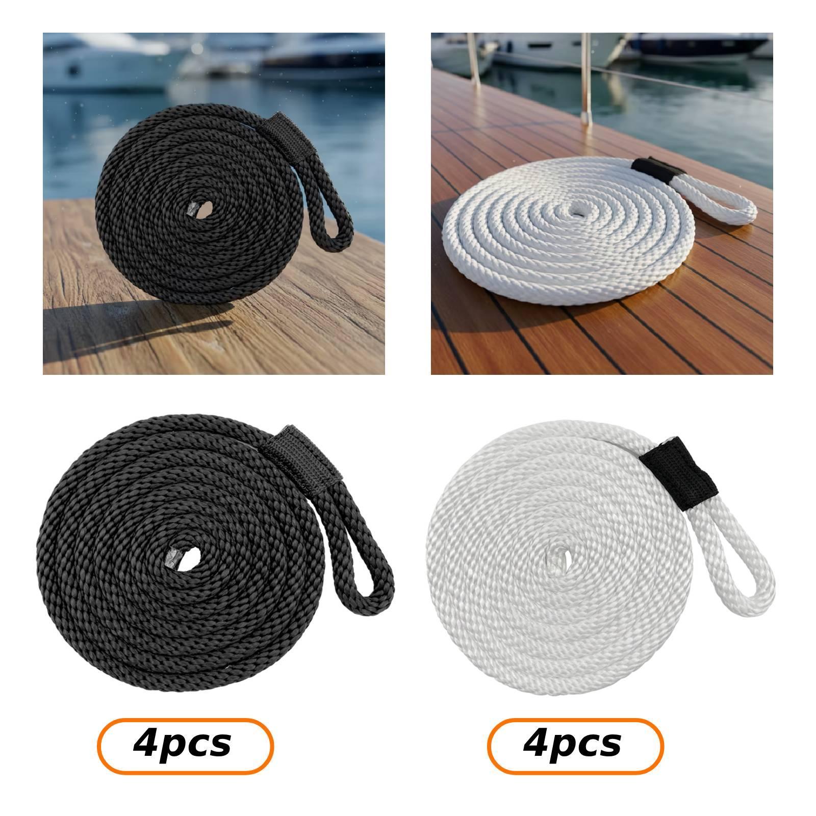 4 Pieces Docklines Mooring Rop – Braided Line recenzja i cena